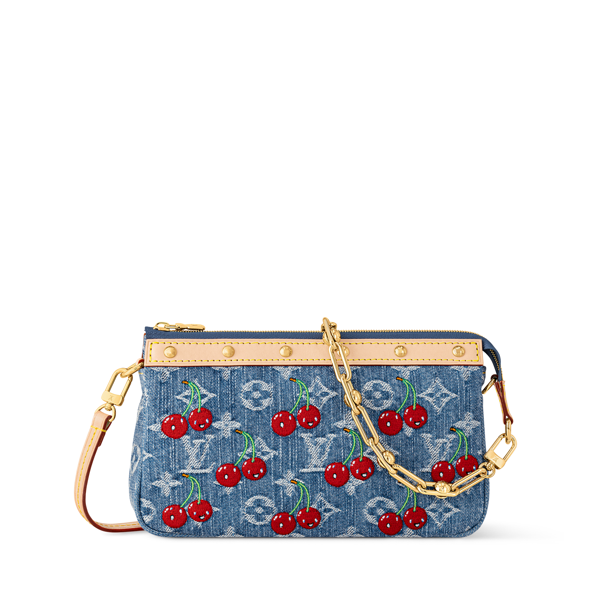 LV x TM Pochette Accessoires Monogram Denim - Wallets and Small